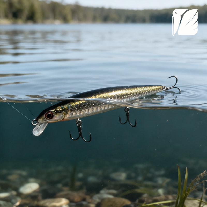 Floating Minnow with Magnetic Weight Transfer System #FM.lra.mwts.125.135