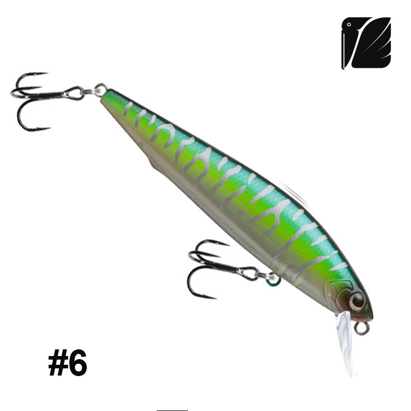 Lureel Hidden-Dragon sinking minnow #HD80 - with LRA&MWTS