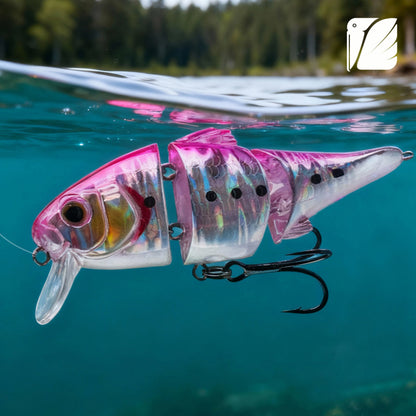 Lureel Multi-Jointed Swimbait #GD72 - Floating Design