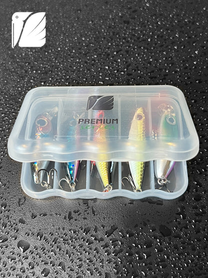 Mini-box 5in1 Various Minnows, Applicable in multiple scenarios.