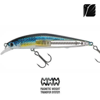 Lureel flight-blade Suspending Minnow #FB108 - with LRA&MWTS