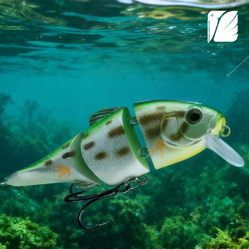 Lureel Multi-Jointed Swimbait #GD72 - Floating Design