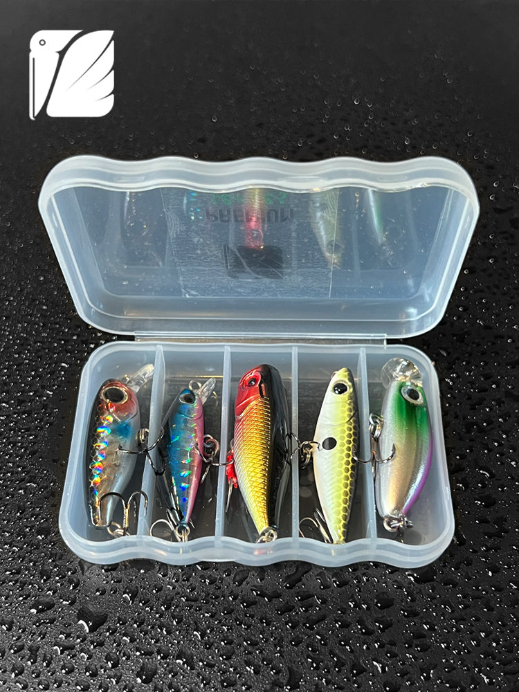 Mini-box 5in1 Various Minnows, Applicable in multiple scenarios.