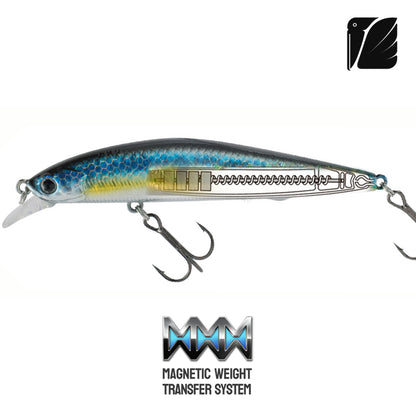 Suspend Minnow with Magnetic Weight Transfer System #SM.lra.mwts.108.125