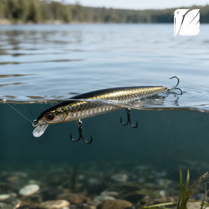 Floating Minnow with Magnetic Weight Transfer System #FM.lra.mwts.125.135