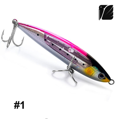 Lureel AuroraX Series Floating Pencil #AP15 - Active Flashing