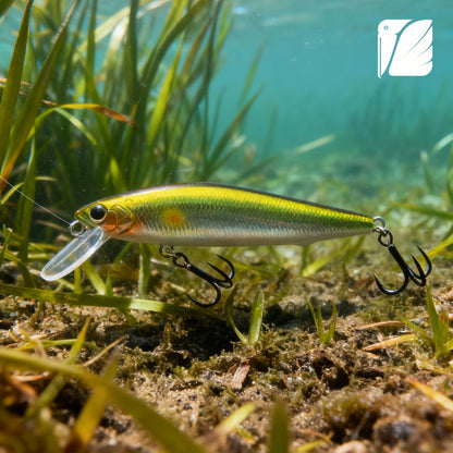 Lureel Hidden-Dragon sinking minnow #HD80 - with LRA&MWTS