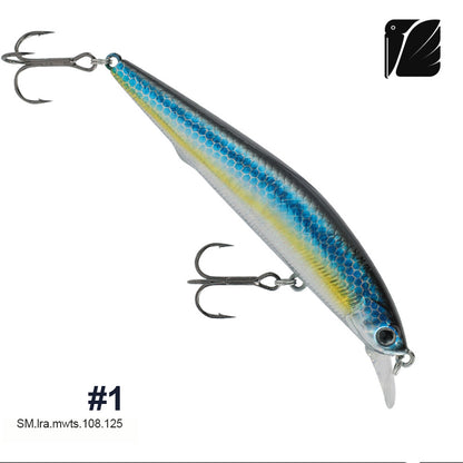 Suspend Minnow with Magnetic Weight Transfer System #SM.lra.mwts.108.125