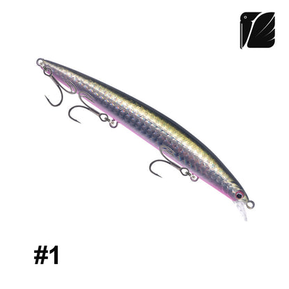 Lureel Floating Minnow #WB125 - with LRA&MWTS