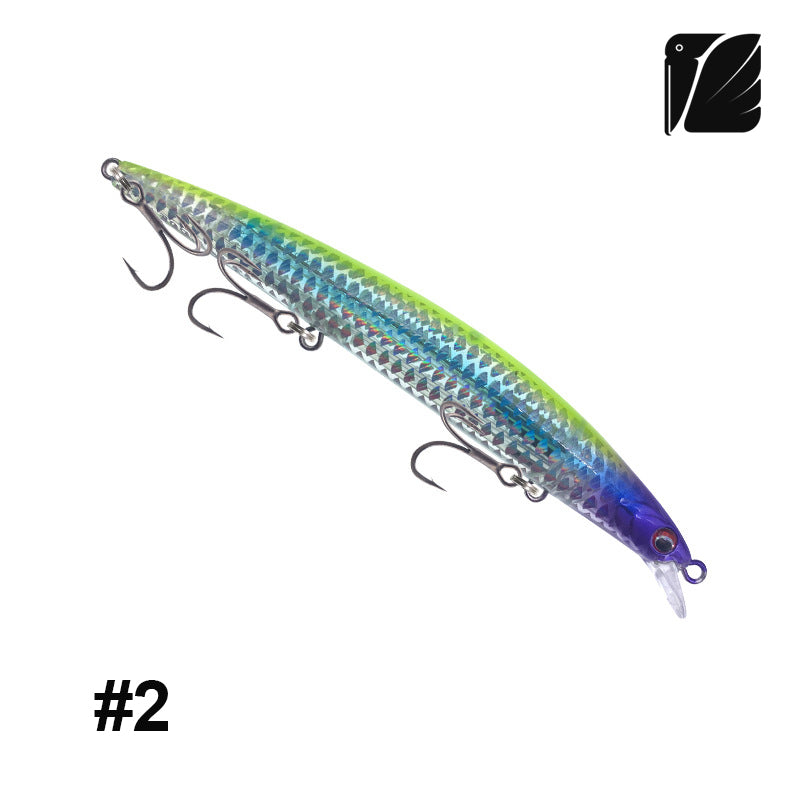 Lureel Floating Minnow #WB125 - with LRA&MWTS
