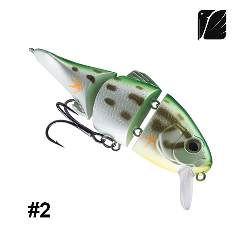 Lureel Multi-Jointed Swimbait #GD72 - Floating Design