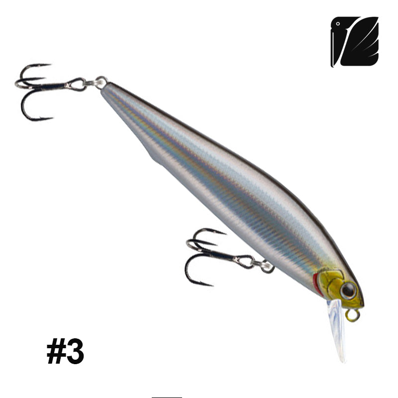 Lureel Hidden-Dragon sinking minnow #HD80 - with LRA&MWTS