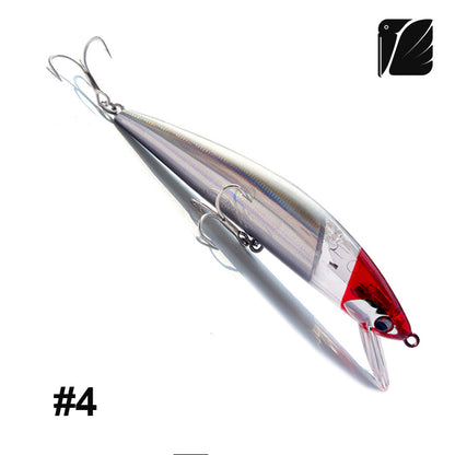 Lureel GlareX Series Ocean Light Sinking Minnow #OL125 - Active Flashing