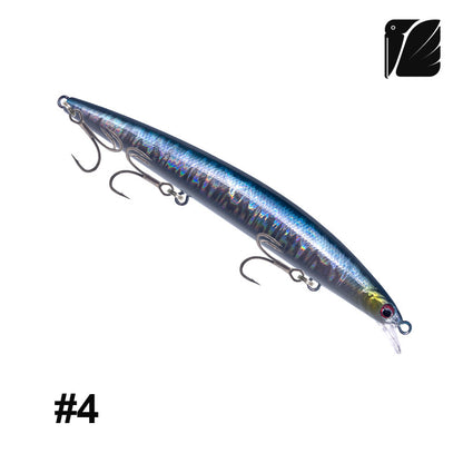 Lureel Floating Minnow #WB125 - with LRA&MWTS
