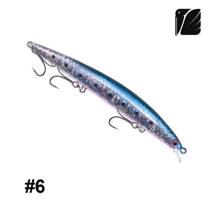 Lureel Floating Minnow #WB125 - with LRA&MWTS